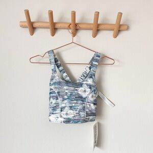 Lululemon Pure Practice Bra in Blurry Belle Blue